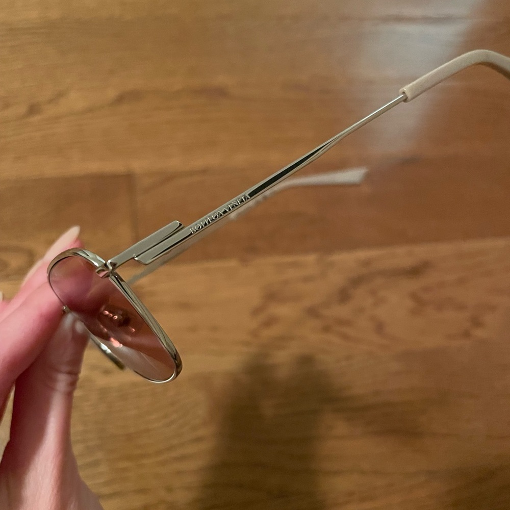 Bottega Veneta Split Rectangular Sunglasses- Silv… - image 4